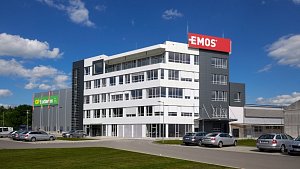 Centrála společnosti EMOS v Lipnické ulici v Přerově
