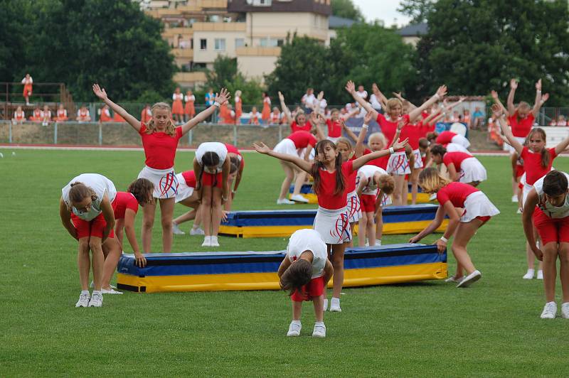 Přerov se stal v sobotu dějištěm krajského sokolského sletu, na který zavítalo na 1700 cvičenců.