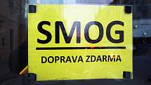 Smogová situace  - v Přerově MHD zdarma