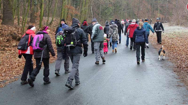 Novoroční výstup na Helfštýn, 4. ledna 2020