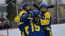 Winter Classic hokejového dorostu mezi HC Zubr Přerov a HC RT Torax Poruba.