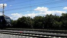 Nehoda na rychlíkové trati u Prosenic, 4. července 2020