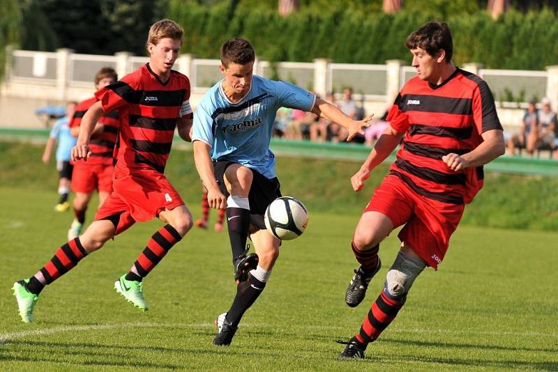 FK Kozlovice (v modrém) – Sokol Konice