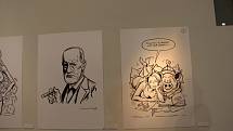 Známý český kreslíř komiksů a autor oblíbeného seriálu Zelený Raoul Štěpán Mareš výstavu svých prací v Galerii Konírna v Lipníku nad Bečvou