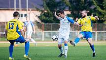 Fotbalové derby mezi domácím Přerovem a Kozlovicemi ovládla 2:1 Viktorka. Foto: Deník/Jan Pořízek