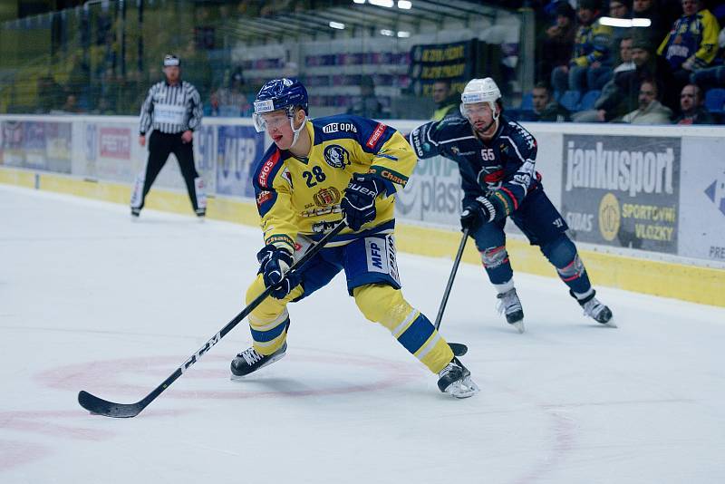 Hokejisté Přerova doma přehráli Chomutov 3:1. Jan Berger