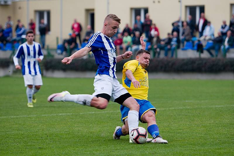 Fotbalisté Kozlovic proti SK Hranice