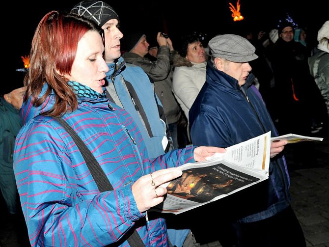 Česko zpívá koledy na náměstí TGM v Přerově