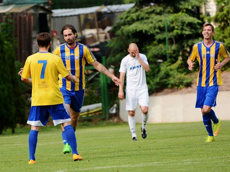 Fotbalisté Kozlovic proti Žďáru nad Sázavou