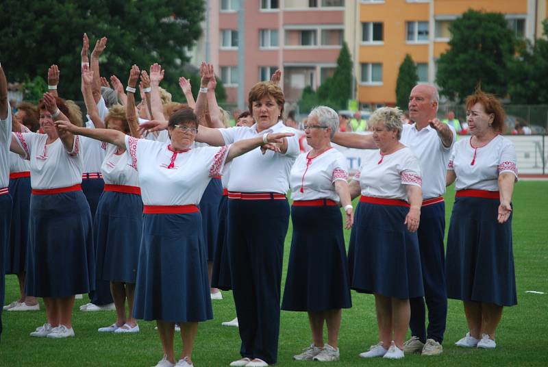 Přerov se stal v sobotu dějištěm krajského sokolského sletu, na který zavítalo na 1700 cvičenců.