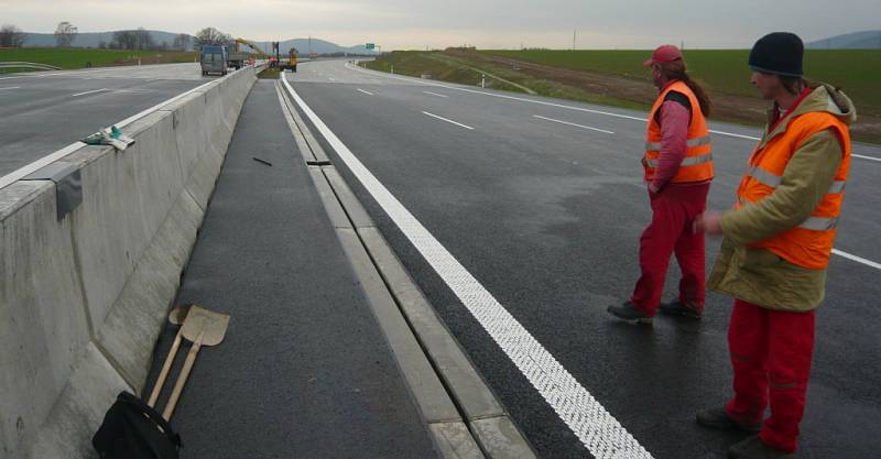 Poslední úpravy probíhají na úseku dálnice D 47 mezi Lipníkem nad Bečvou a Bělotínem.