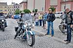 Hranická motomše pořádaná klubem Harley Owners Group