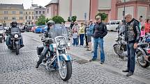 Hranická motomše pořádaná klubem Harley Owners Group