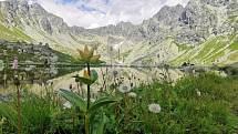 Na největší pleso na slovenské straně hor, Velké Hincovo pleso.