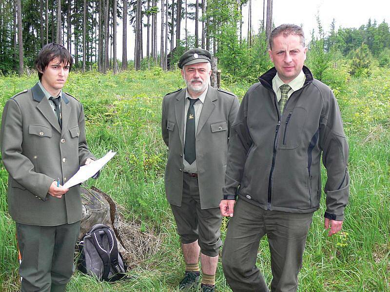Praktické maturity na Střední lesnické škole v Hranicích v lesích okolo Valšovic 