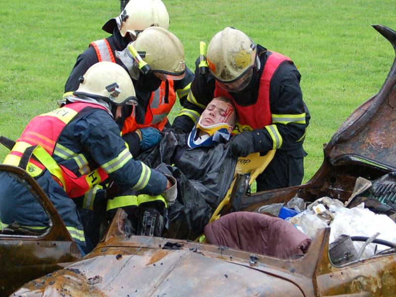 Armáda České republiky ve spolupráci s hasiči a zdravotníky připravila v Lobodicích na  hřišti program s názvem Den s armádou. 