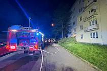 Po sobotní půlnoci došlo k požáru v přízemním bytě v Hranicích, při kterém zemřel 33letý muž.