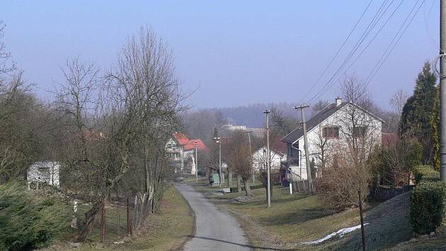 Dolní Těšice - pohled na obec