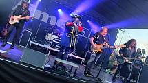 Zahradní slavnost hardrockové kapely Limetall v pátek 29. května  na Letní scéně Staré střelnice v Hranicích pod širým nebem.