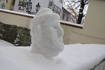 Sněžná hlava na hranickém zámku