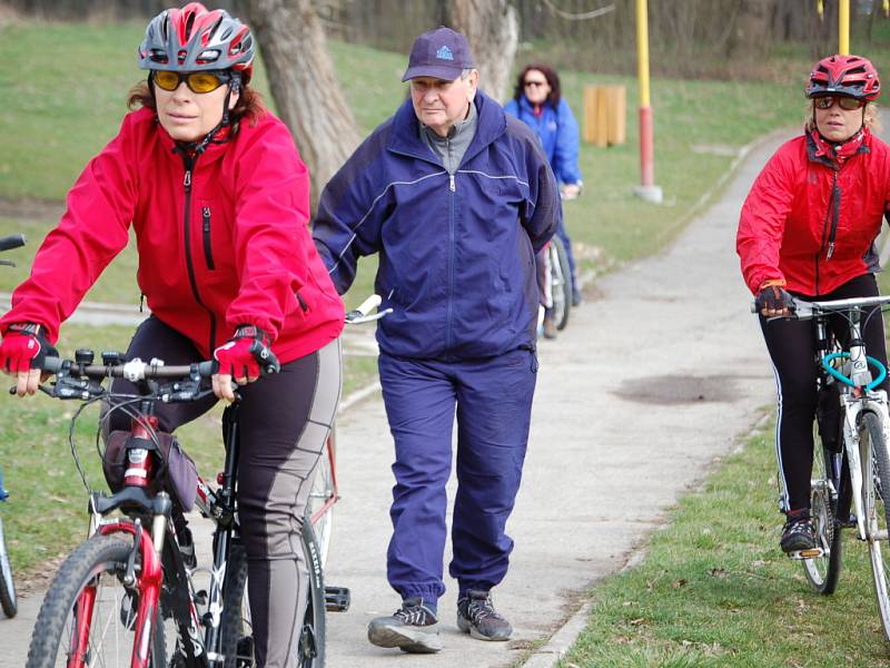 Přerované zahájili cyklistickou sezonu akcí s názvem Prvníšlápnutí.