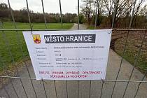 Úsek cyklostezky Bečva mezi Rybářemi a chatovou osadou Dříň je uzavřen, pondělí 17. dubna 2023.