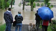 Povodně: pondělí 17. května lázně Teplice nad Bečvou po 18. hodině