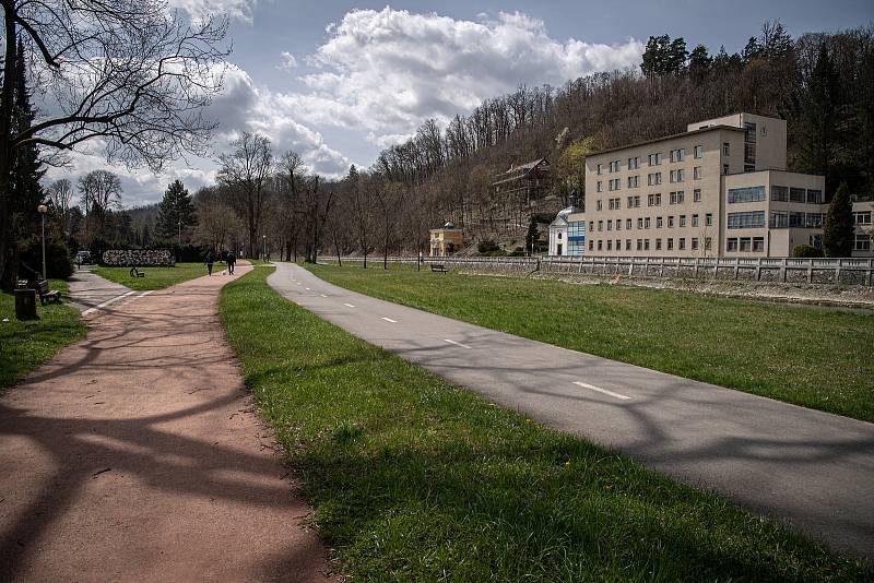 Lázně Teplice nad Bečvou, 24. dubna 2021.