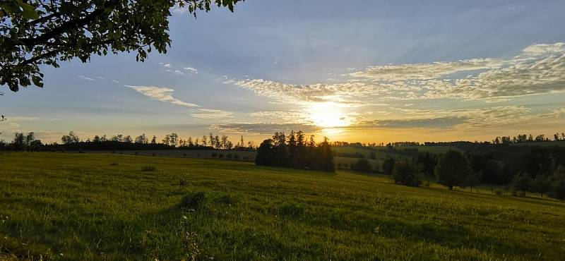 Západy slunce nad Potštátskem.