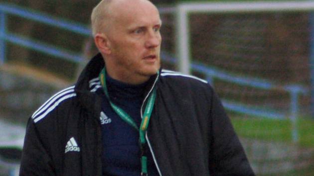 Trenér Hranic Rostislav Sobek.