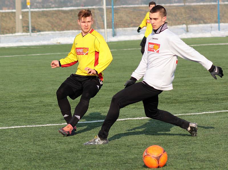 Fotbalisté Ústí v přípravě proti Kozlovicím