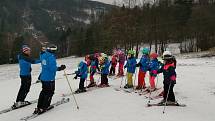 Ski areál Potštát přivítal v sobotu 4. ledna 2020 první lyžaře.