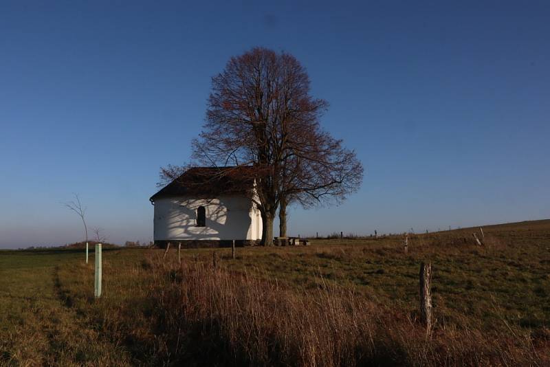 Kraj kolem Budišova nad Budišovkou.