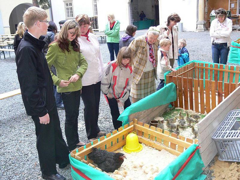 Velikonoční jarmark na zámku v Hustopečích nad Bečvou