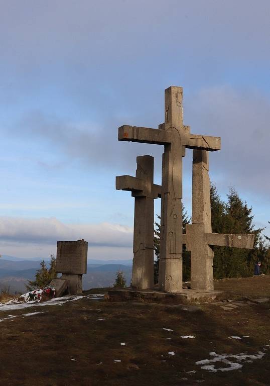 Pomezí Moravy a Slovenska, rozsáhlé pohoří Javorníky.