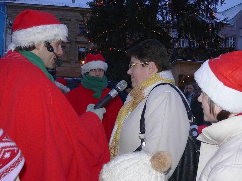 Vánoční kamion Coca-Cola na hranickém náměstí