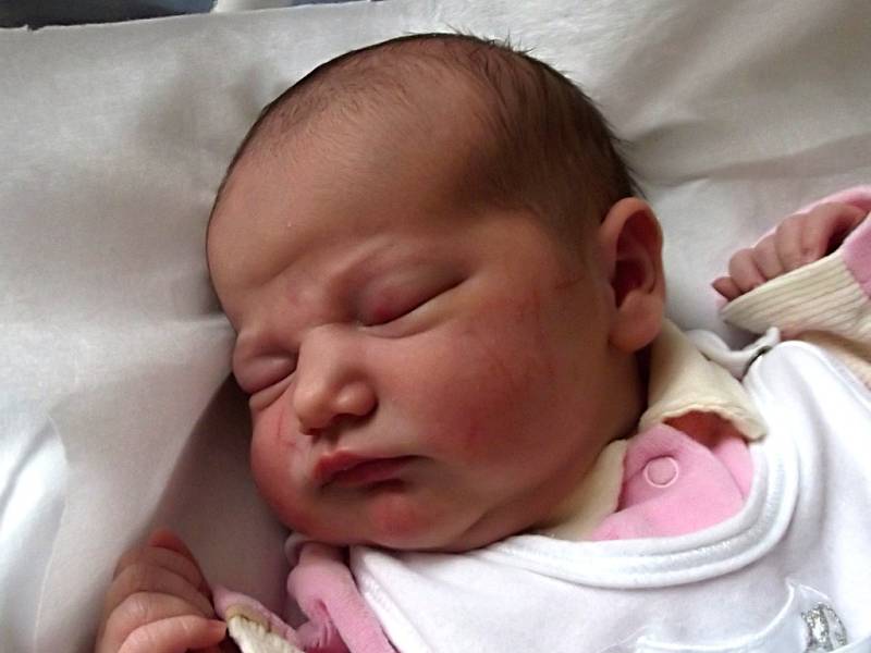 Dominika Černošková, Přerov, narozena dne 8. září 2013 v Přerově, míra: 50 cm, váha: 3500 g 