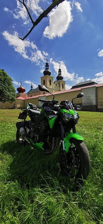Na motorce za krásami Moravy.