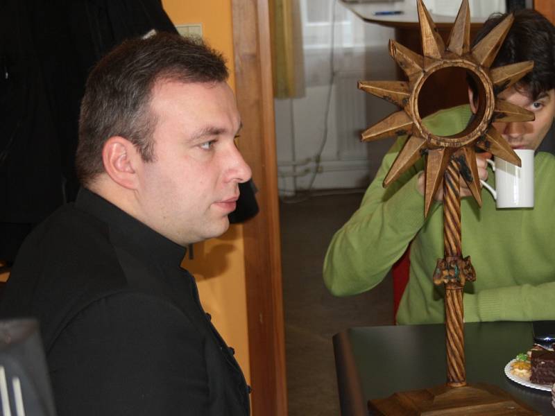 Předání kopie historické monstrance ve Špičkách