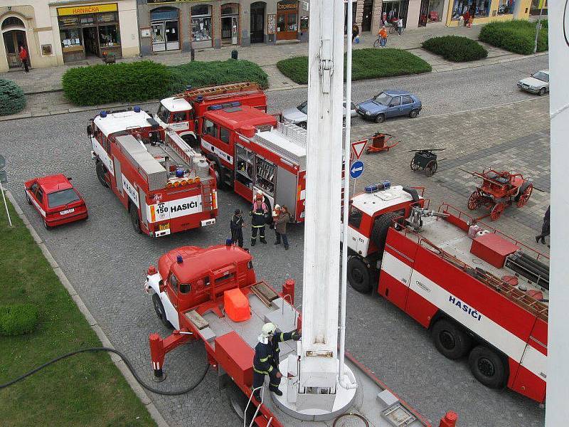 Hasičské cvičení z dubna 2009