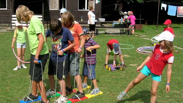 Hranický Domeček připravuje každoročně v době letních prázdnin pro děti  pestrý program.