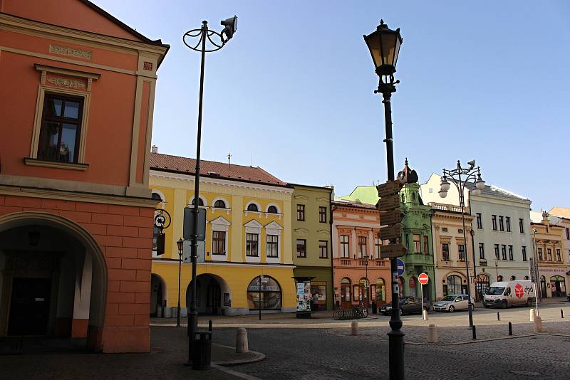 Masarykovo náměstí v Hranicích.