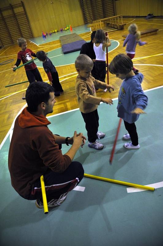 Cvičení pro předškolní děti v Hranicích
