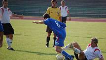 1. FC Přerov (v modrém) vs. Ústí 1:2.