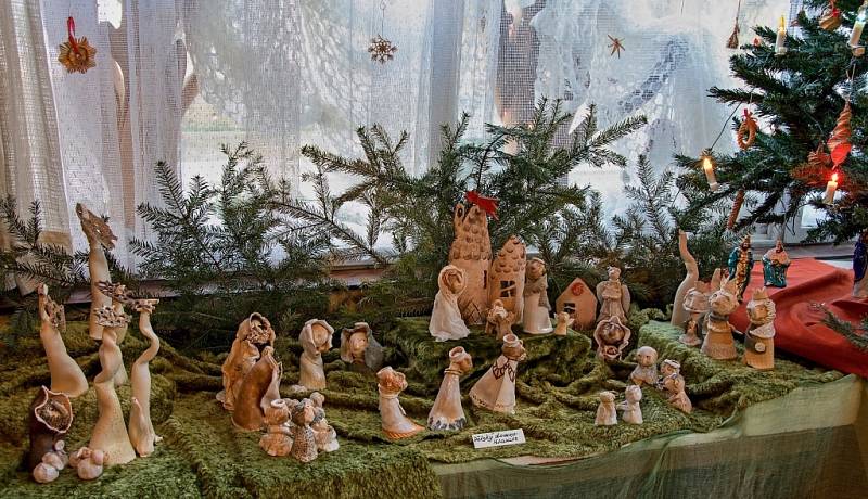Výstava betlémů a vánočních tradic 2021, Galerie M+M, Hranice.