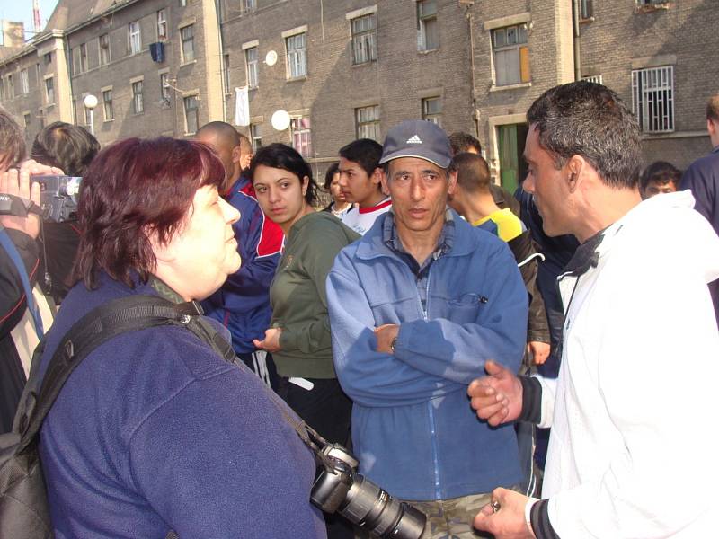 Policie i Romové v Přerově jsou v pohotovosti, v sobotu 4. dubna celé dopoledne očekávali příjezd radikálů.