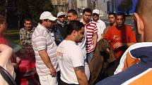 Policie i Romové v Přerově jsou v pohotovosti, v sobotu 4. dubna celé dopoledne očekávali příjezd radikálů.