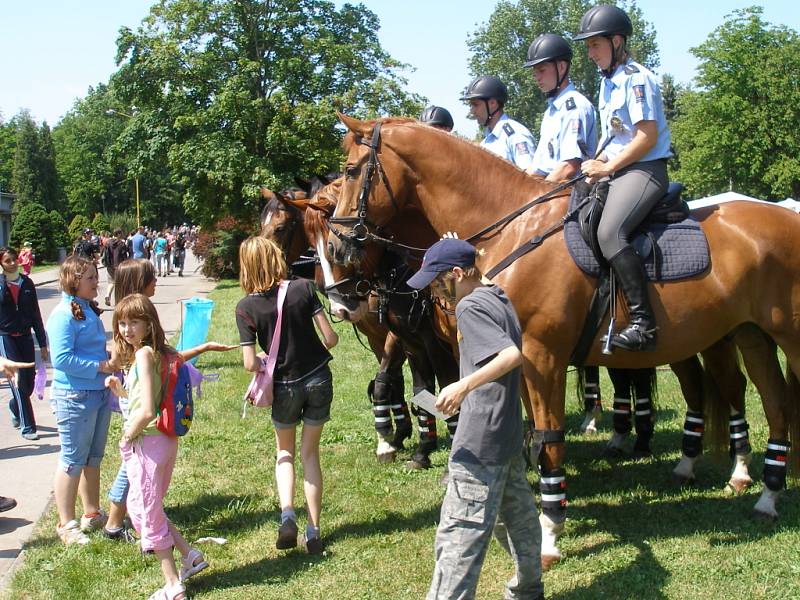 V bohatém programu nechyběly ani ukázky policejní, hasičské a vojenské techniky.