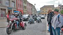 Hranická motomše pořádaná klubem Harley Owners Group