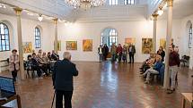 Výstava malíře a restaurátora Jana Severy v Galerii Synagoga.
